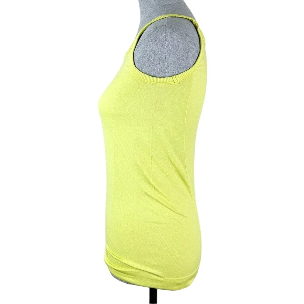 Oiselle Neon Yellow Women's Tank Top - Picture 2 of 5